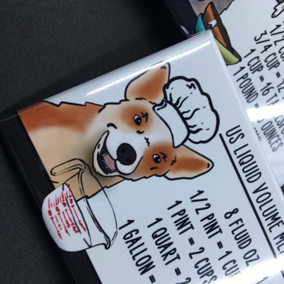 Cattle Dog Heeler Kitchen Measuring Chart Magnets - Picture 7 of 8